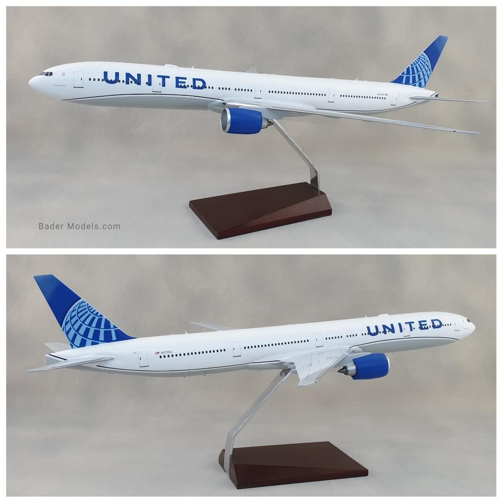 United - B777-300 - (1:72)