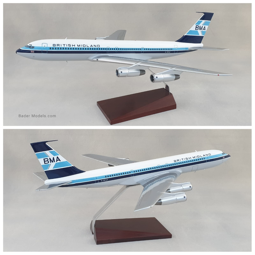British Midland (BMA) - B707-320 - (1:50)
