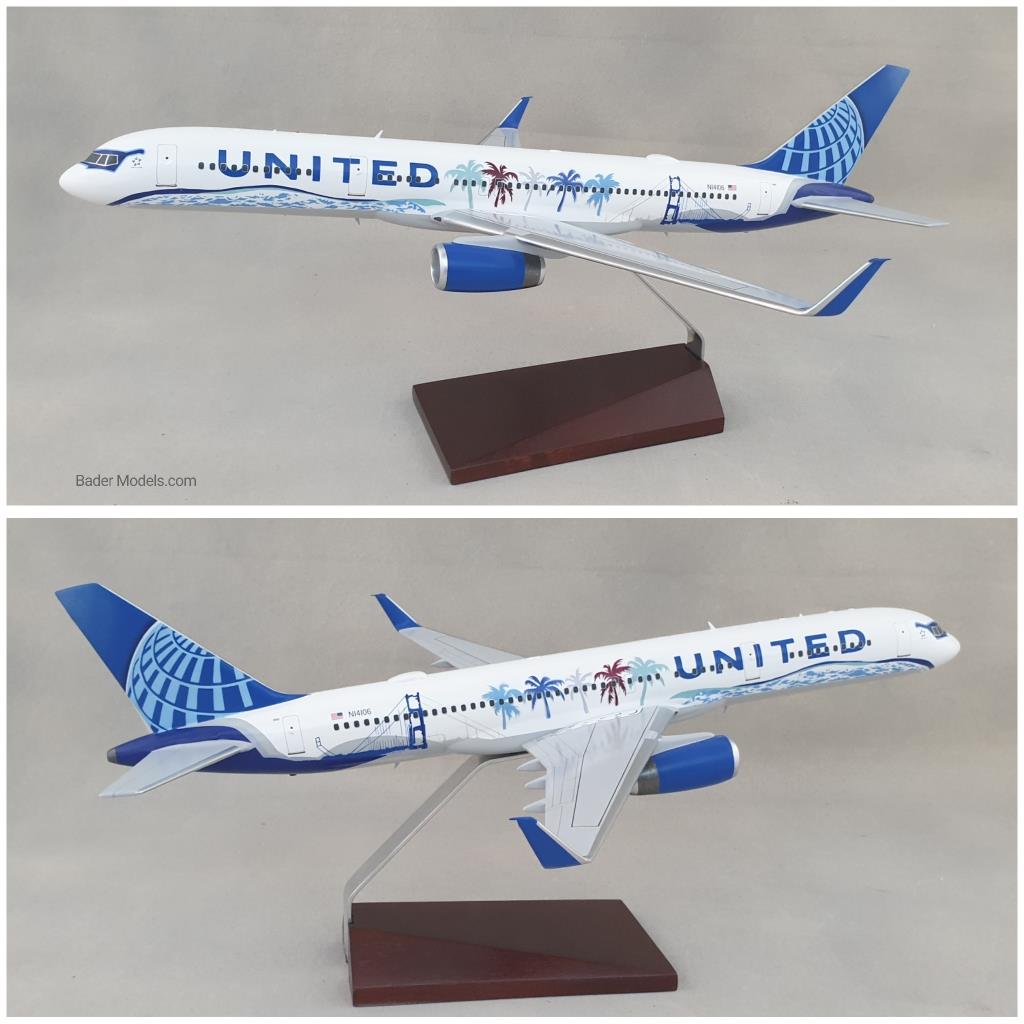 United - B757-200 (California) - (1:100)