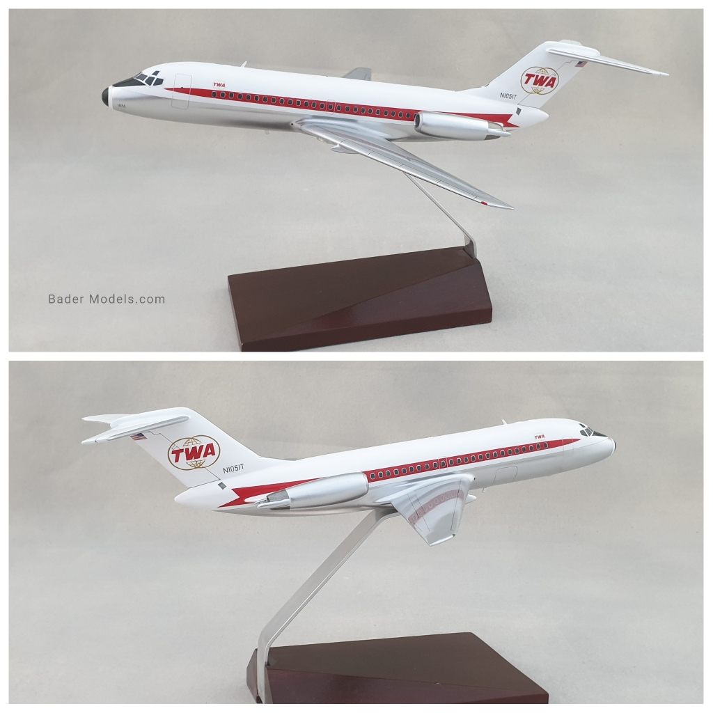 TWA (Globe) - DC9-10 - (1:50)