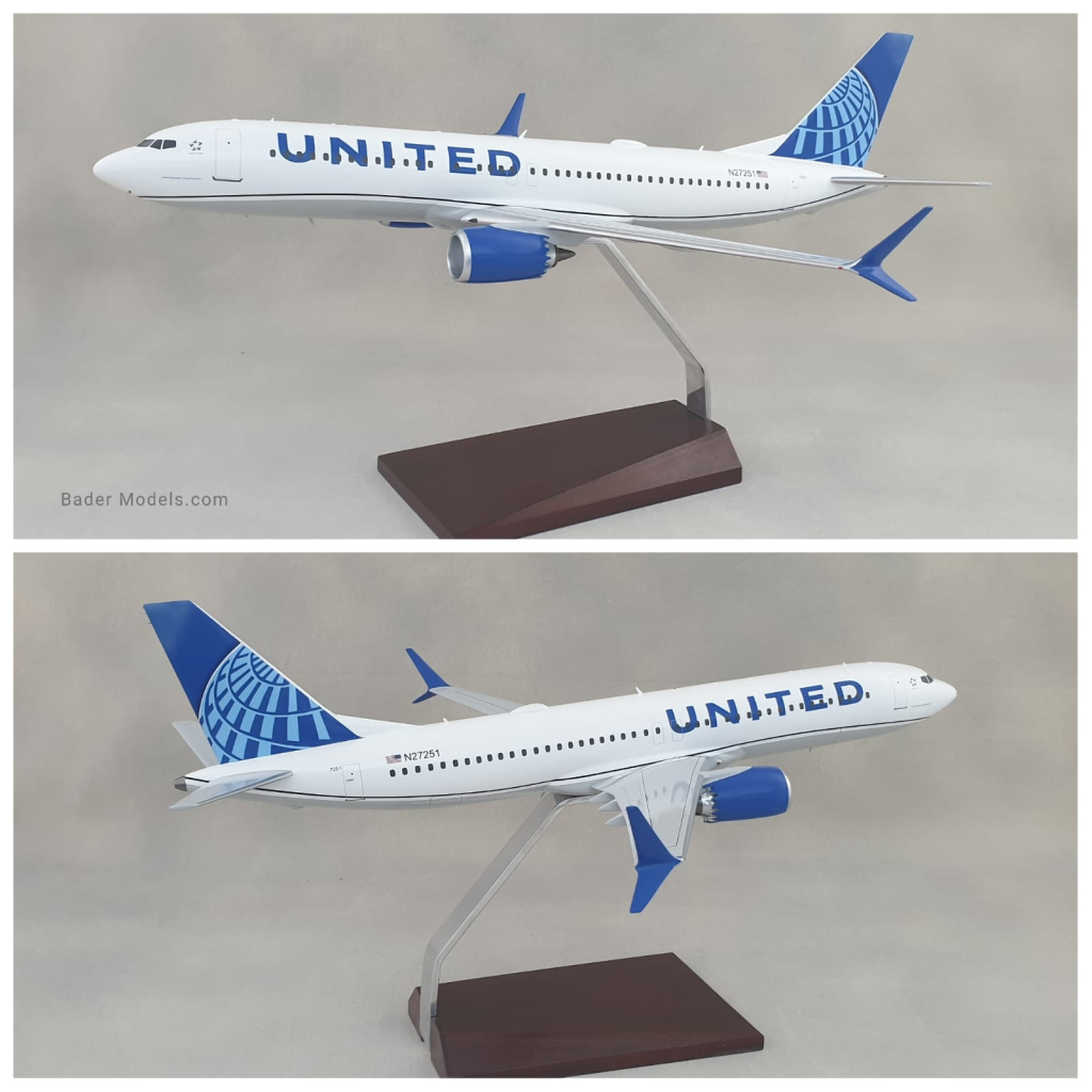 United - B737-8 Max - (1:72)