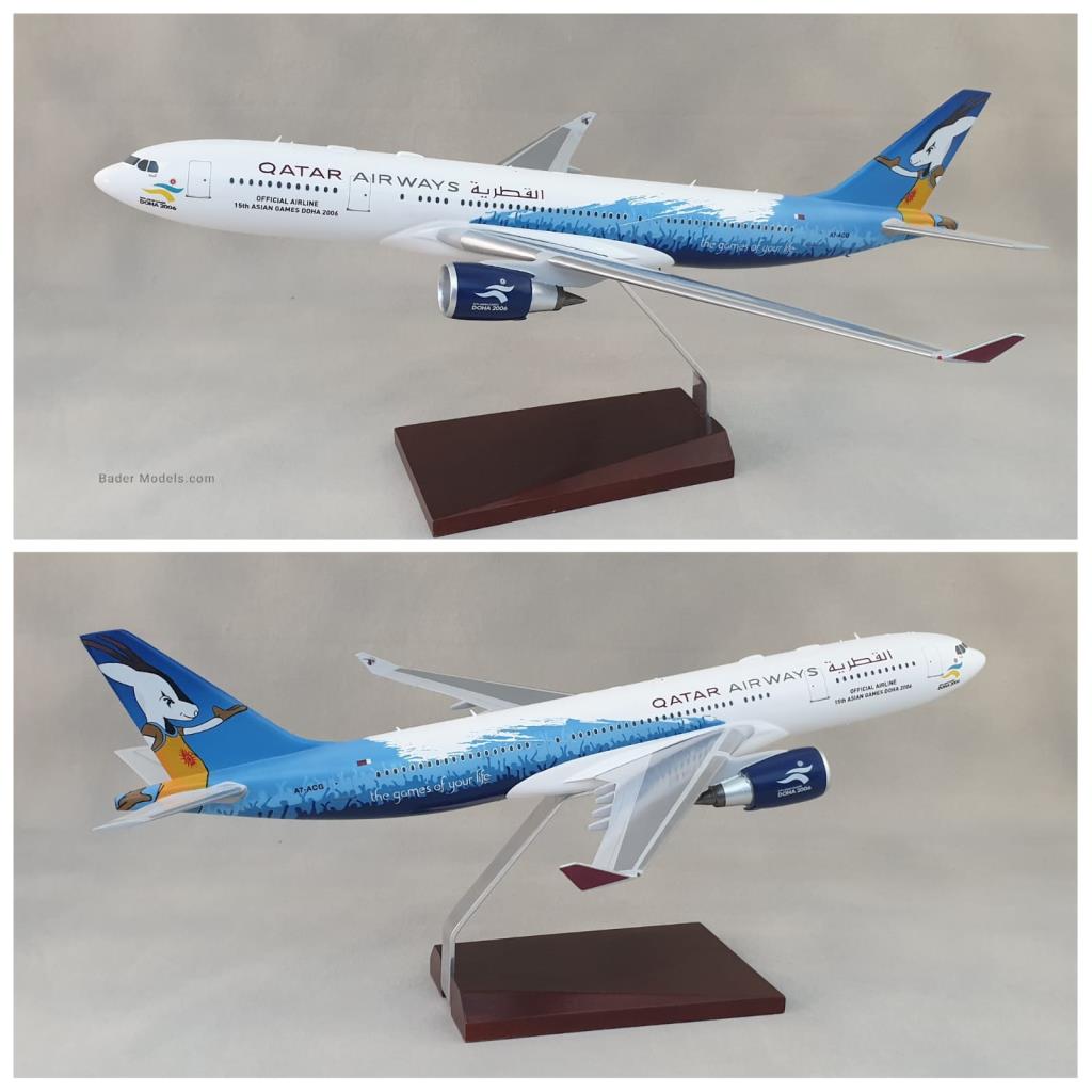 Qatar - Asian Games - A330-200 (Blue) - (1:100)