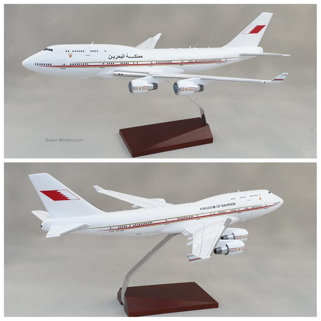 Bahrain Royal Flight - B747-400 - (1:144)