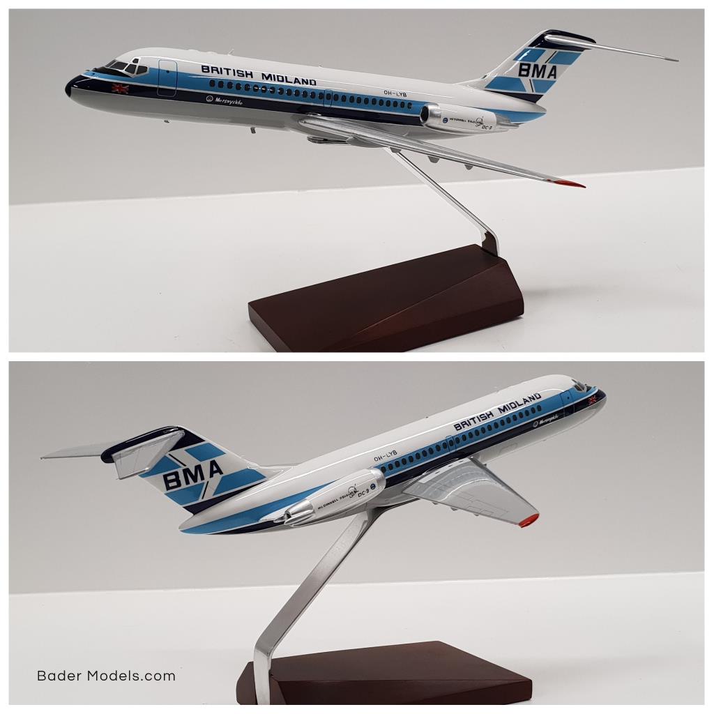 British Midland (BMA) - DC9-14 - (1:72)