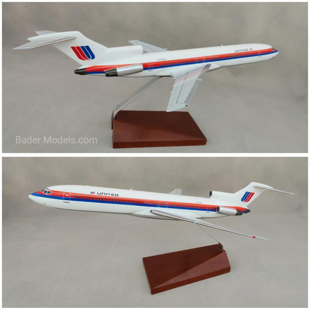 CLEARANCE United - B727-200 - (1:100)