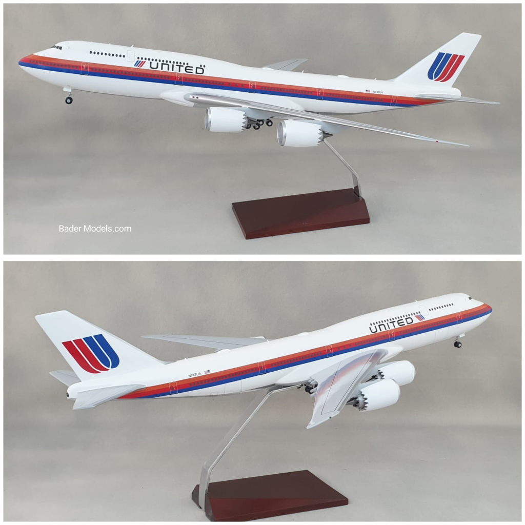 United - B747-8i - (1:100)