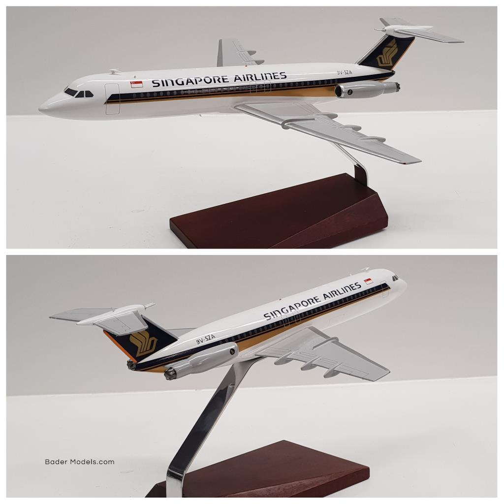 Singapore Airlines   -  BAC1-11-500 - (1:100)