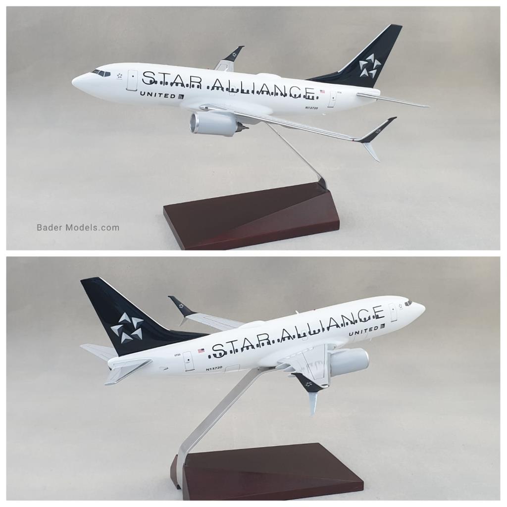 United - B737-700 - (1:72)
