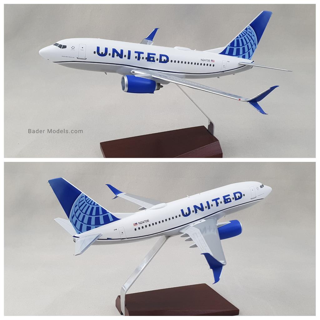 United - B737-700 - (1:72)