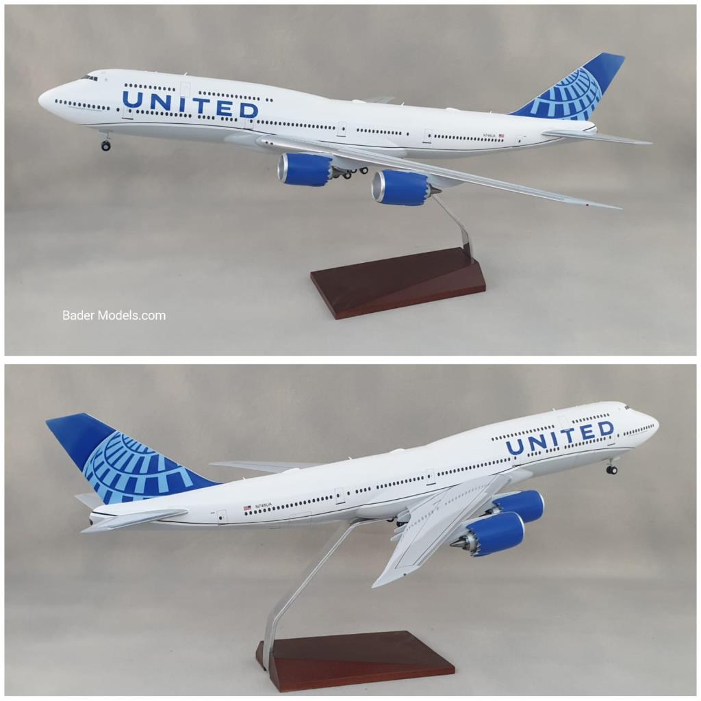 United - B747-8i - (1:200)