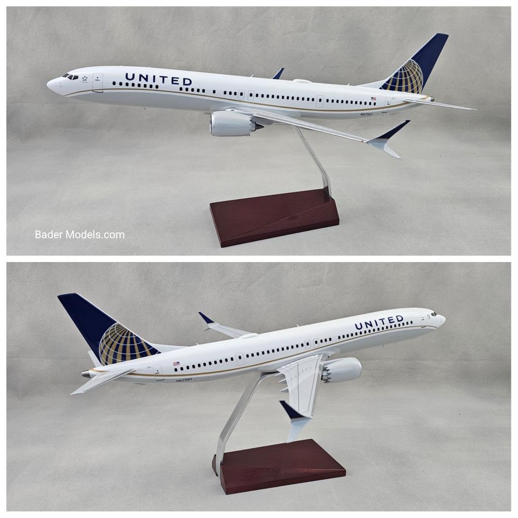 United - B737-9 Max - (1:100)