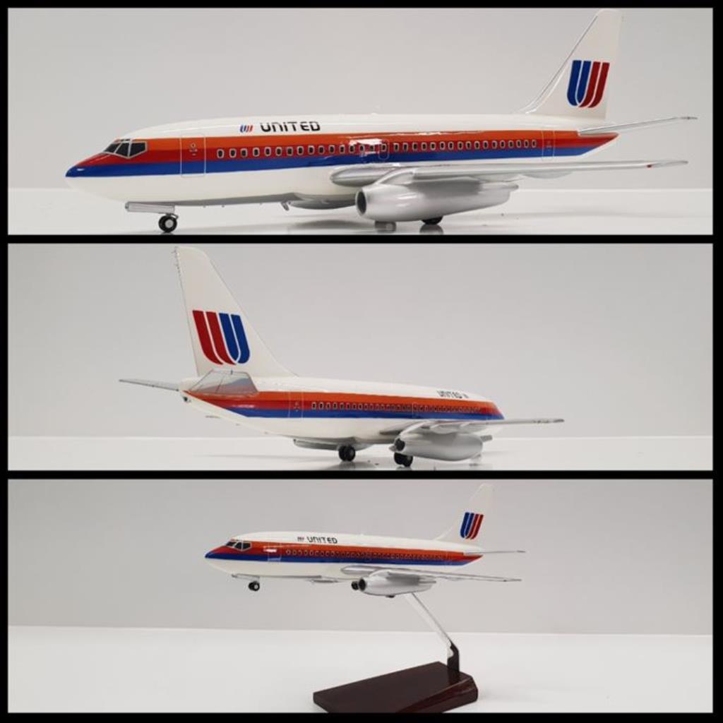 United - B737-200 - (1:50)