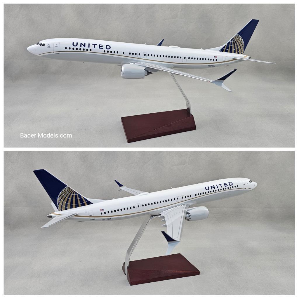 United - B737-9 max - (1:50)