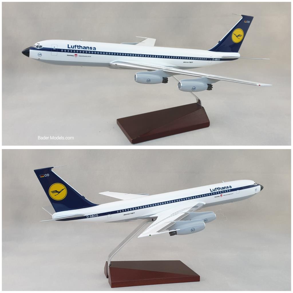 Lufthansa (Humbarg) - B707-430 - (1:100)