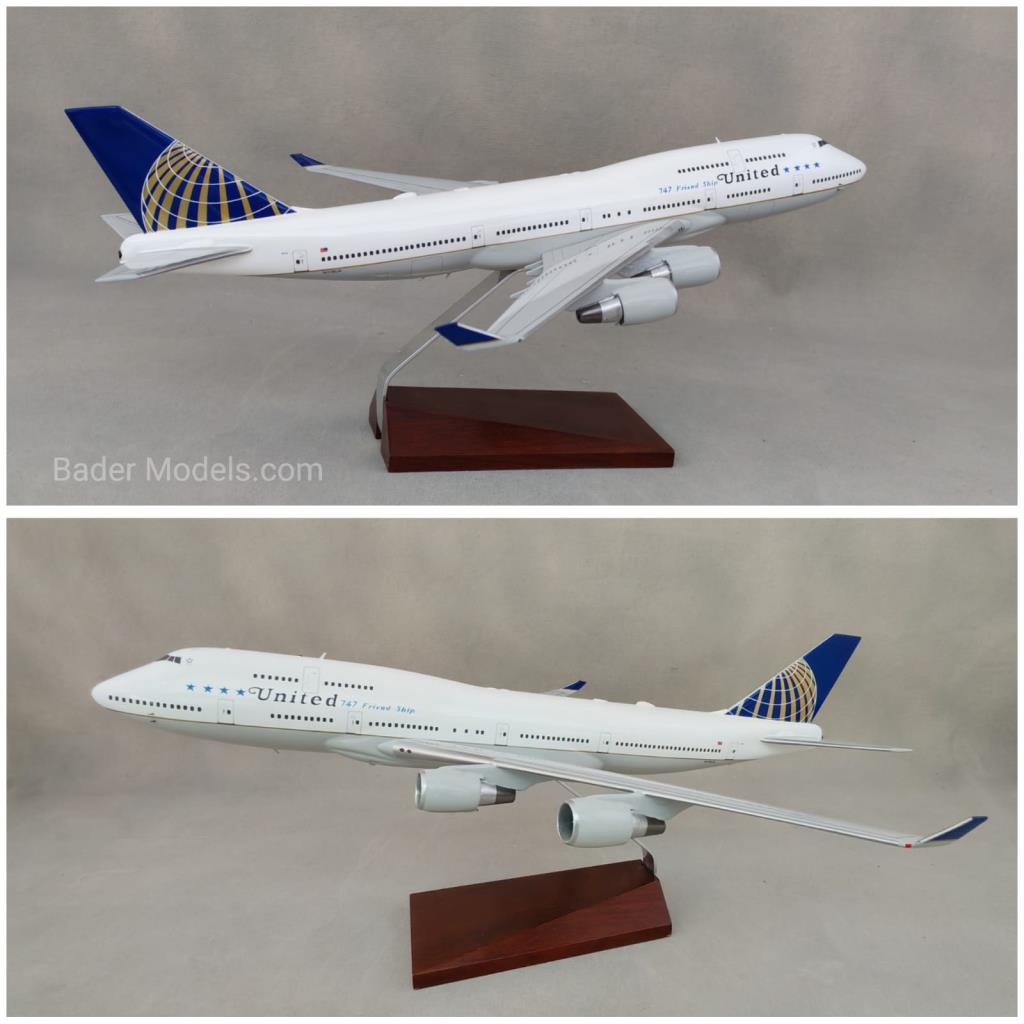 Clearance United - B747-400 - (1:144)