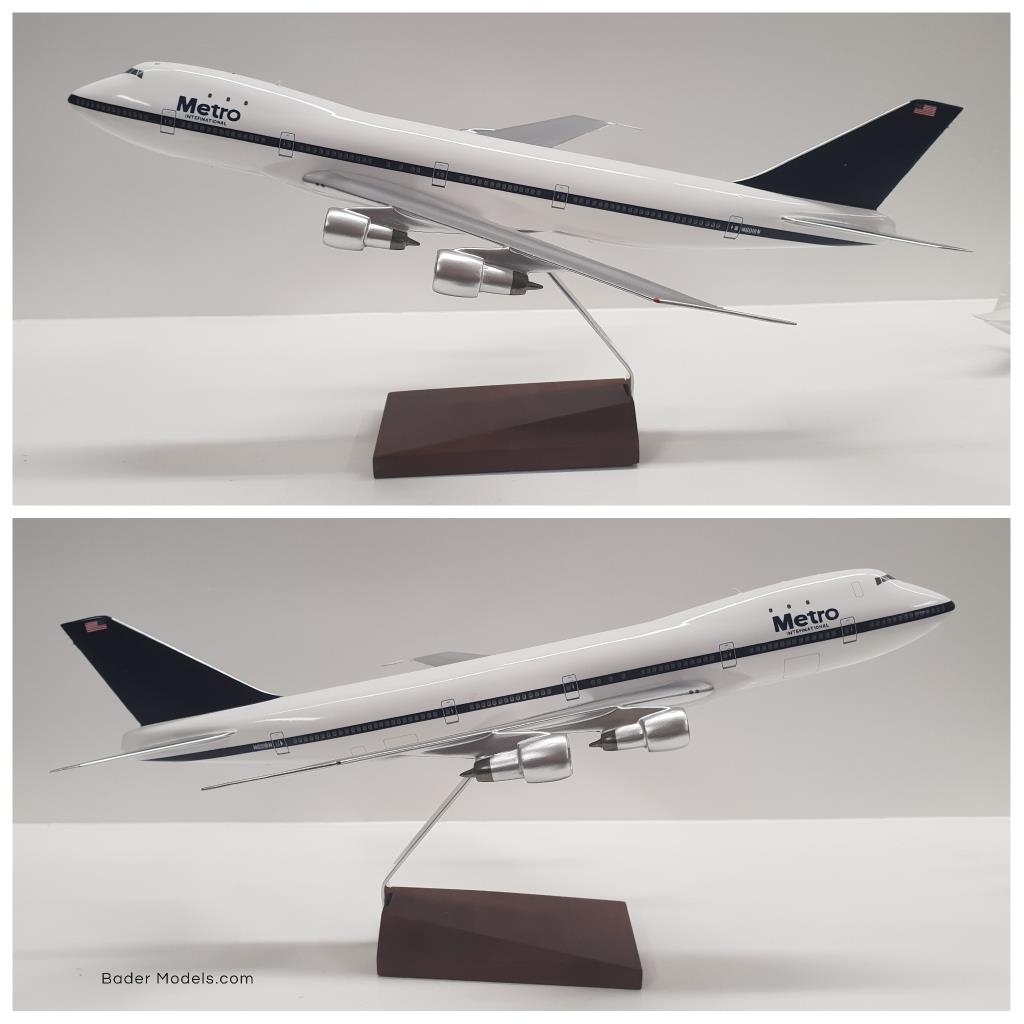 Metro International  -  Boeing 747-100 (1:144)