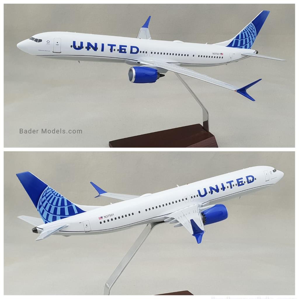 United - B737-9 Max - (1:100)
