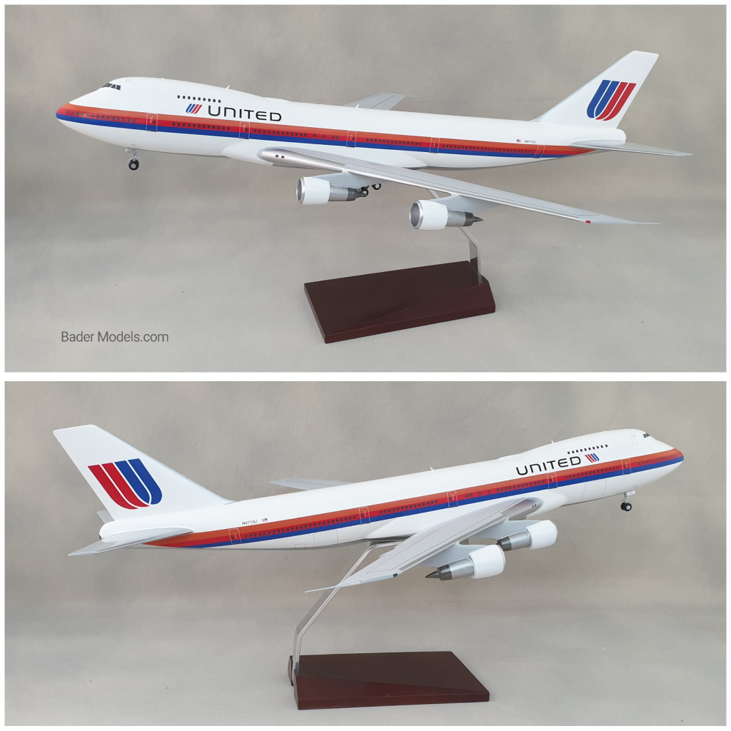 United - B747-200 - (1:144)